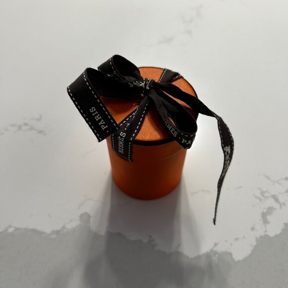 Hermes Silk Tree Of Song Twilly Rose Pale Turquoise with Box - Picture 15 of 15